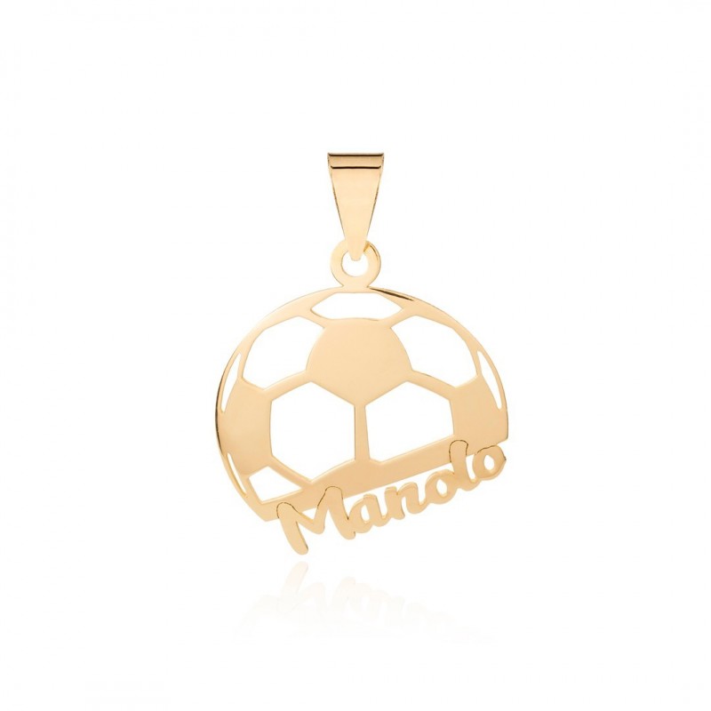 Pingente de basquete personalizado em ouro 18k